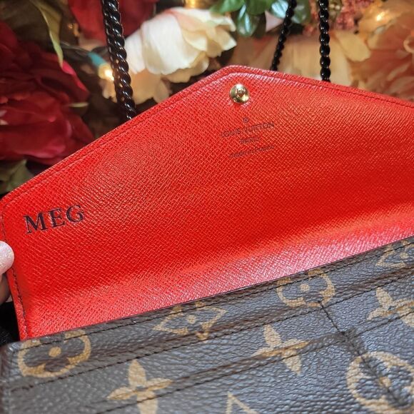 Louis Vuitton Sarah  WalletMonogram Coquelicot Lining box and dustbag Pr… - Picture 9 of 17